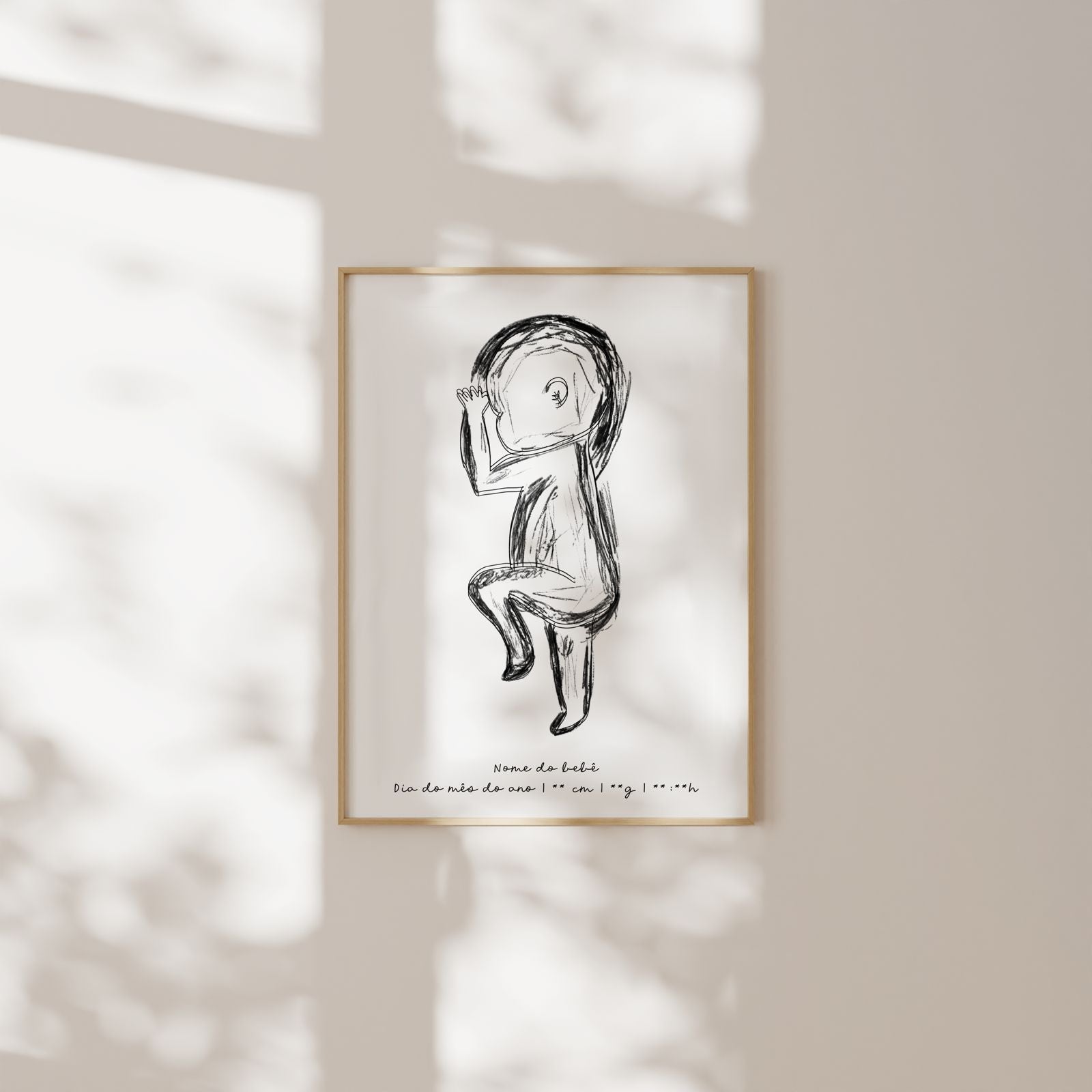 Bebê Minimalista Nº 2 em escala real