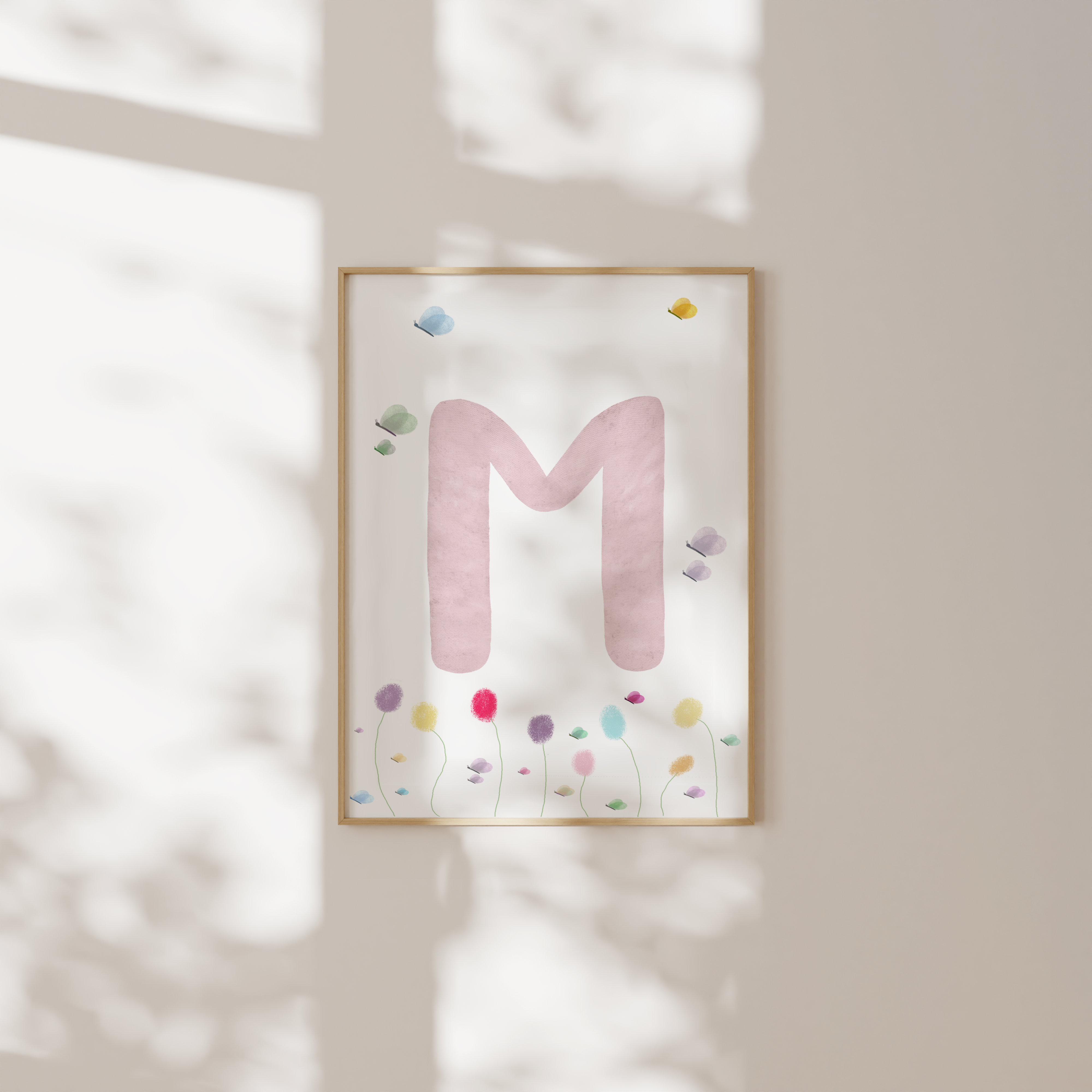 Letra jardim personalizada