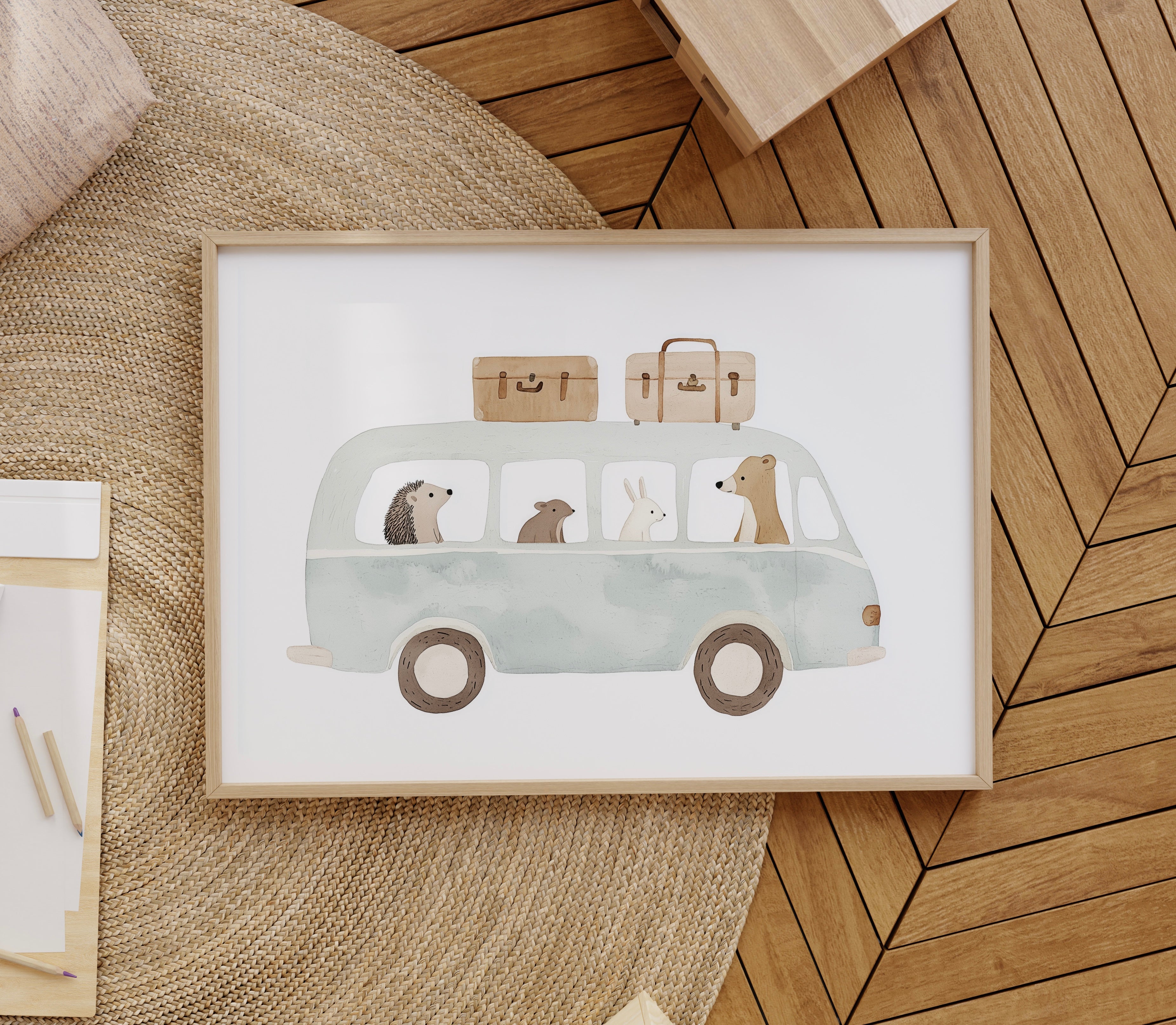 Animais na van