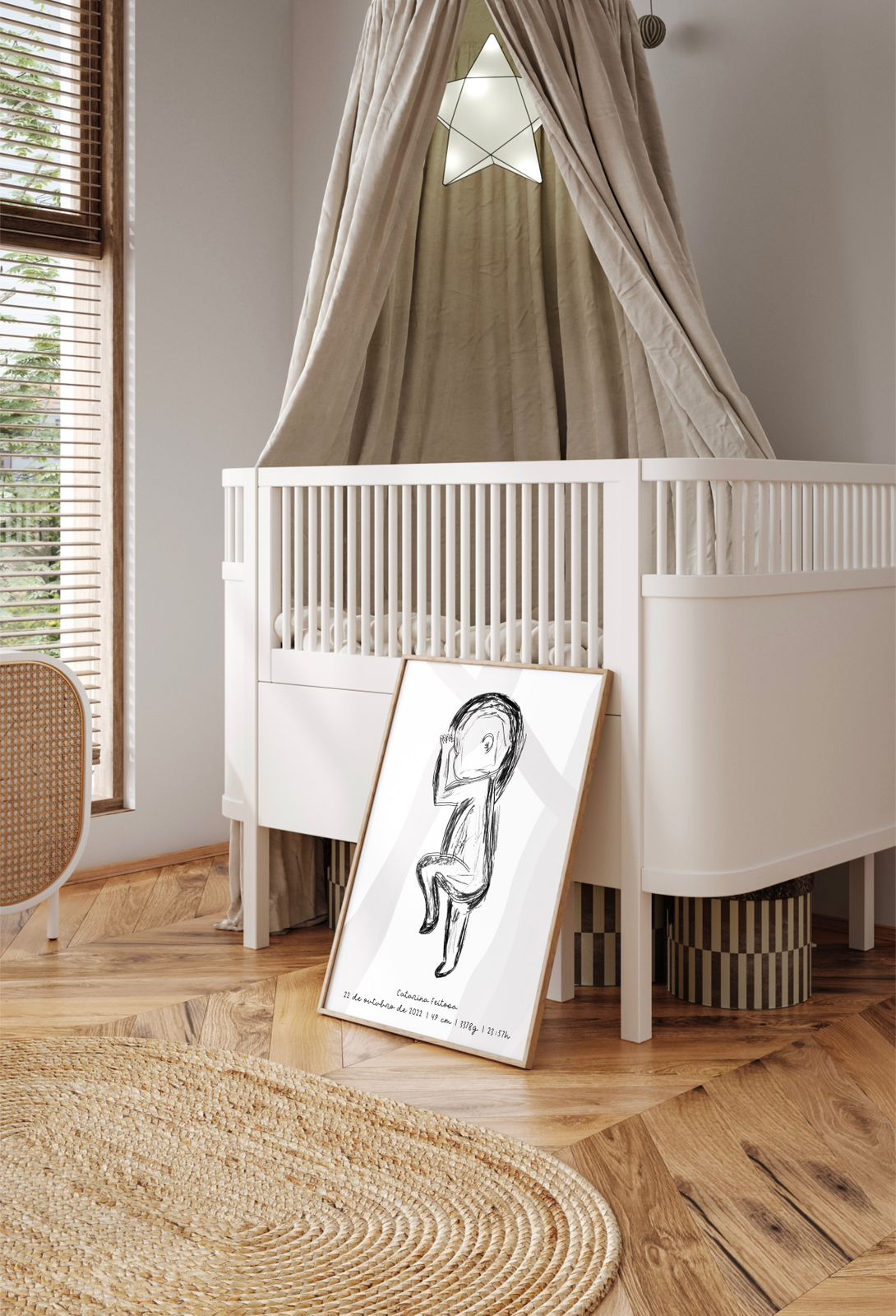 Bebê Minimalista Nº 2 em escala real
