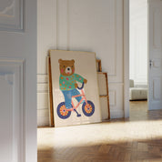 Urso na bicicleta